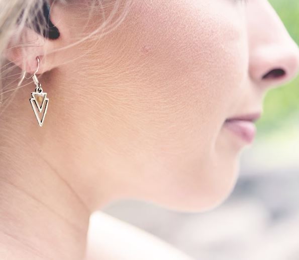Arrow Mustard Seed Earrings