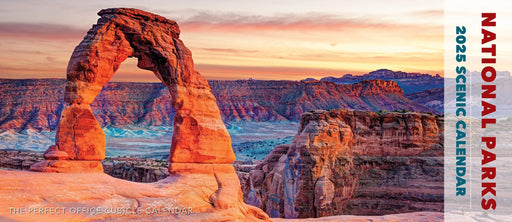 National Parks 2025 Panoramic Wall Calendar front cover