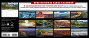 National Parks 2025 Panoramic Wall Calendar back cover