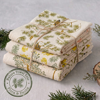 Nature Towel Trio - Flora & Fauna — Nature Niche