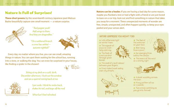 The Nature Connection: An Outdoor Workbook for Kids, Families, and Classrooms
sample pages