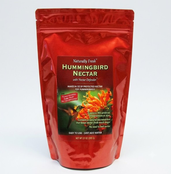 Naturally Fresh Hummingbird Nectar with Nectar Defender