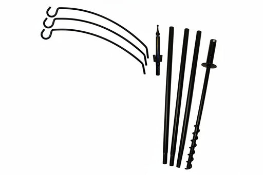 Three Arm Extended Reach Bird Feeder Pole Set