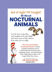 Dr. Suess: Out of Sight Till Tonight! All About Nocturnal Animals - back cover