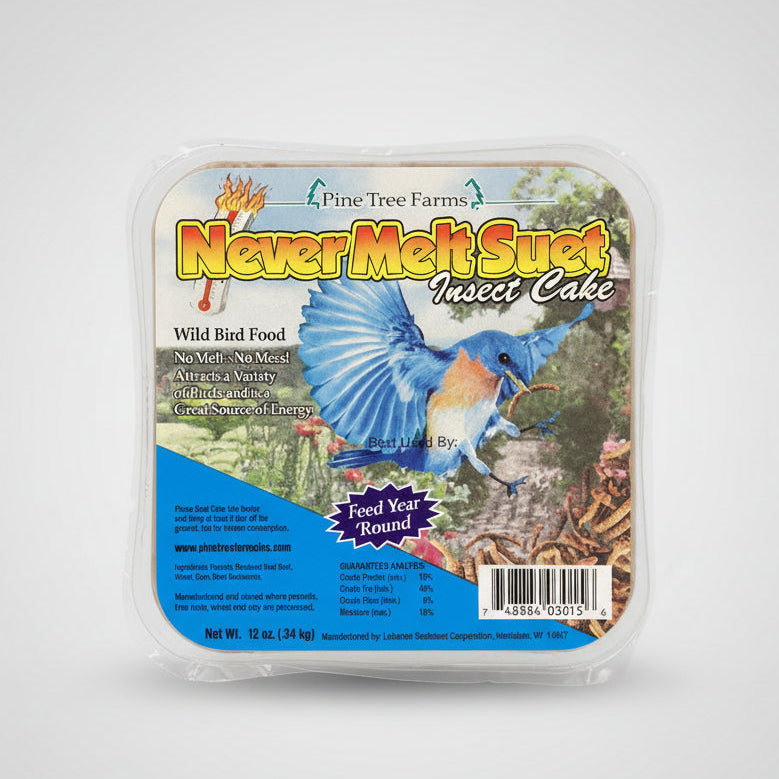 Never Melt Suet Insect Cake - single cake