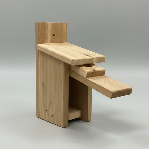 Nuthatch Nesting Box - Cedar
front panel opens for easy cleanout