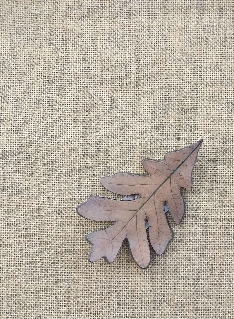 Stoneware Trinket Dish - White Oak