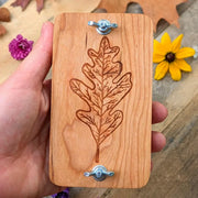 Hardwood Pocket Flower Press Kit - 3 x 5 Inches - Oak/Cherry