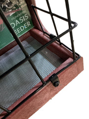 Tray is screwed in to keep in place