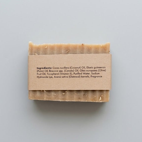 Honey Milk Oatmeal with Oats Exfoliating Soap - list of ingredients