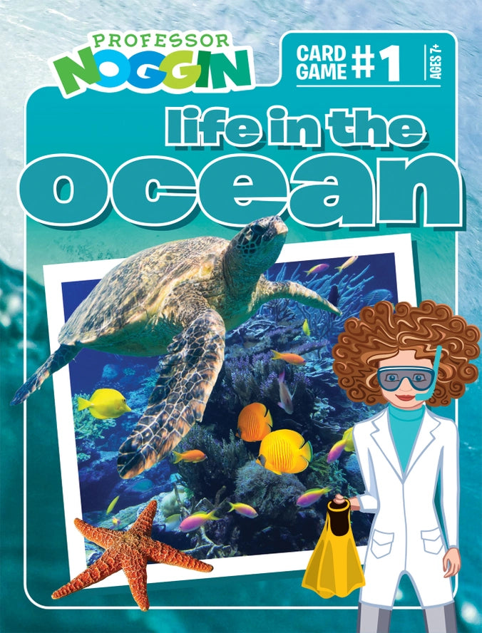 Prof. Noggin Life in the Ocean Card Game