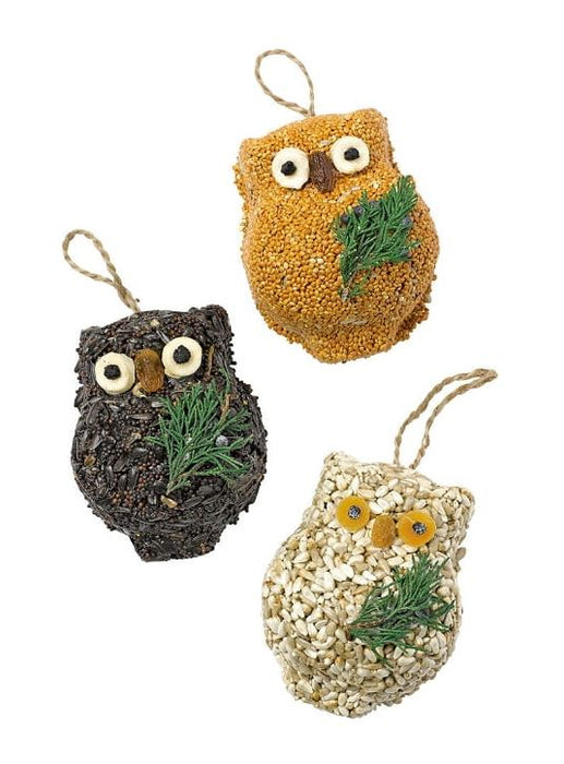 Ollie the Owl Seed Ornaments – 3 Pack