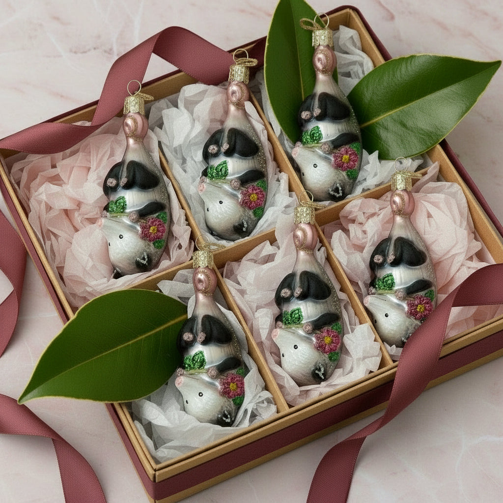 Blossom Opossum Ornament 6pk