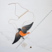 Oriole Bird Flying Mobile wingspan with measuring tape