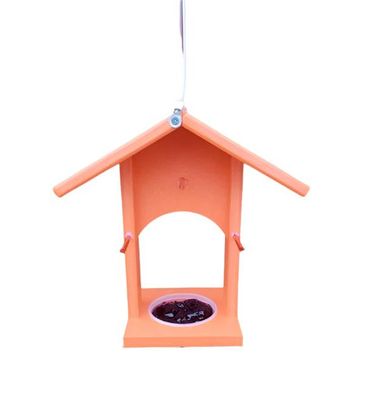 Oriole Feeder - Orange Recycled Plastic