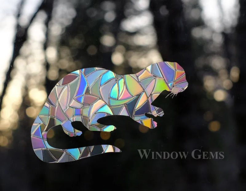 River Otter Window Clings