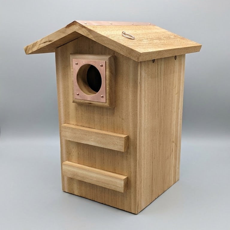 Screech Owl Nesting Box -  Western Red Cedar