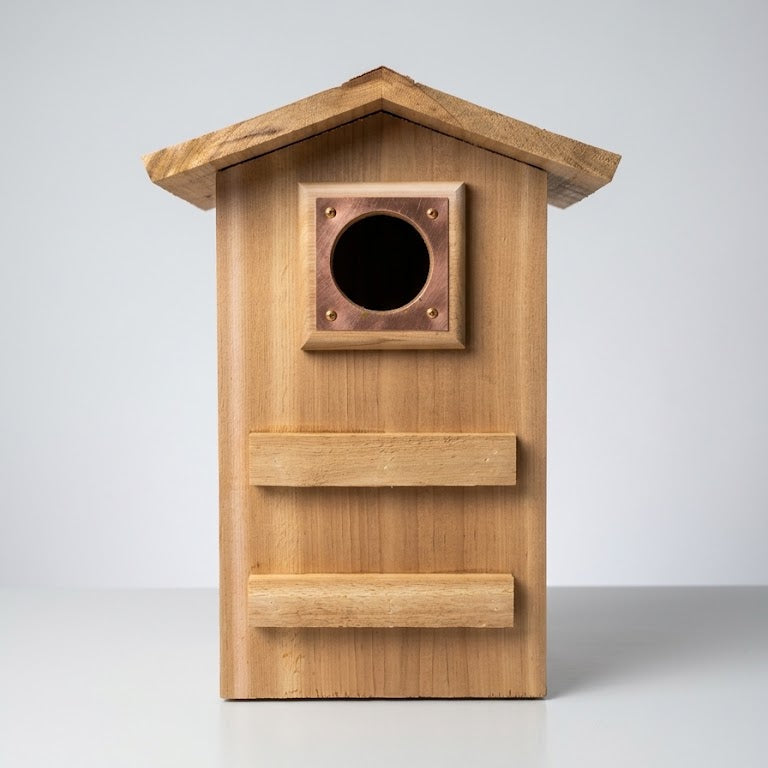 Screech Owl Nesting Box -  Western Red Cedar