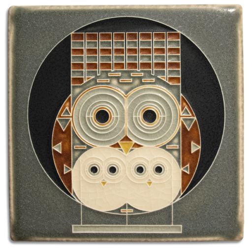 Family Owlbum - 6 x 6 Tile