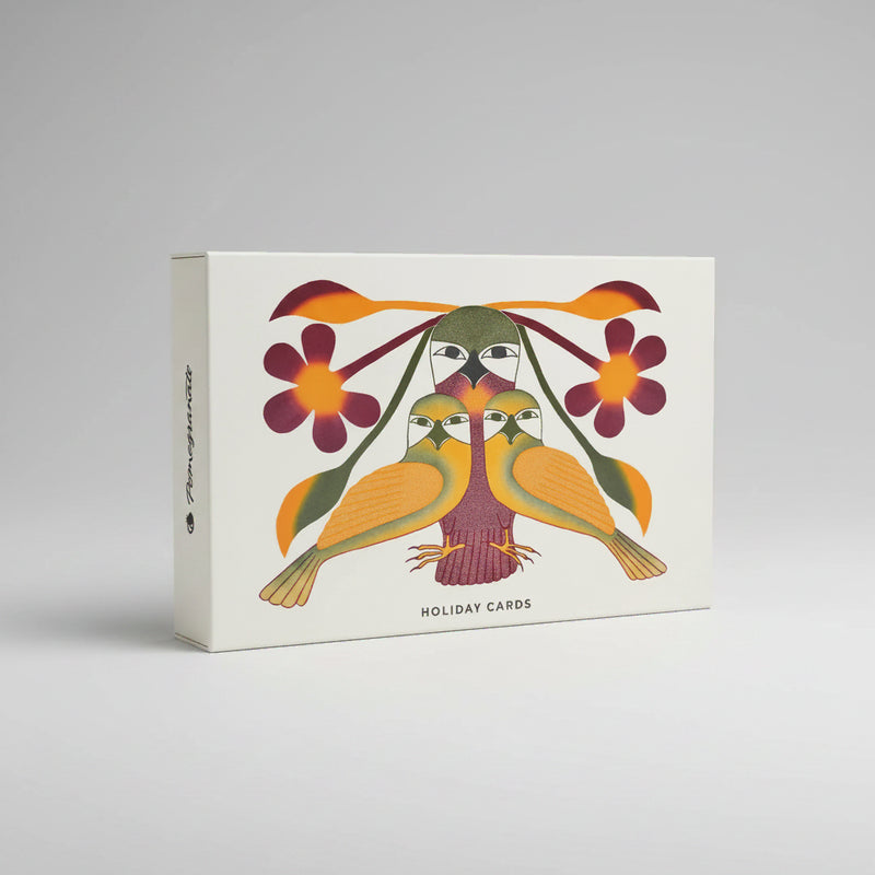Kenojuak Ashevak: Resplendent Owl Small Holiday Cards