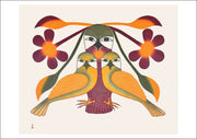 Kenojuak Ashevak: Resplendent Owl Small Holiday Cards