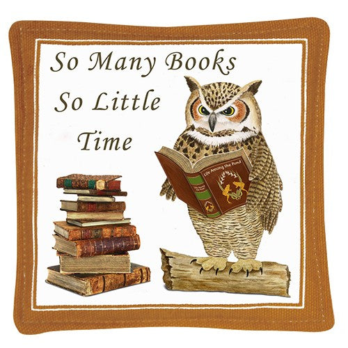Spiced Mug Mat - Some Many Books Owl