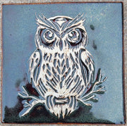 Owl Tile - 6 x 6 inches
Brown (White Owl)