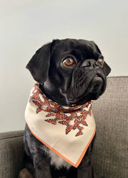 Silk Brown Butterfly Scarf - Painted Lady
worn by model