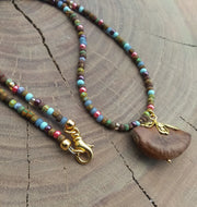 Paw Paw Seed Beed Necklace