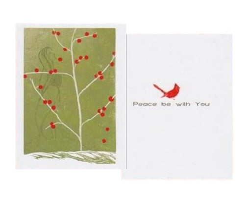 Gwen Frostic: Peace be with You Beyond Time Greeting Card