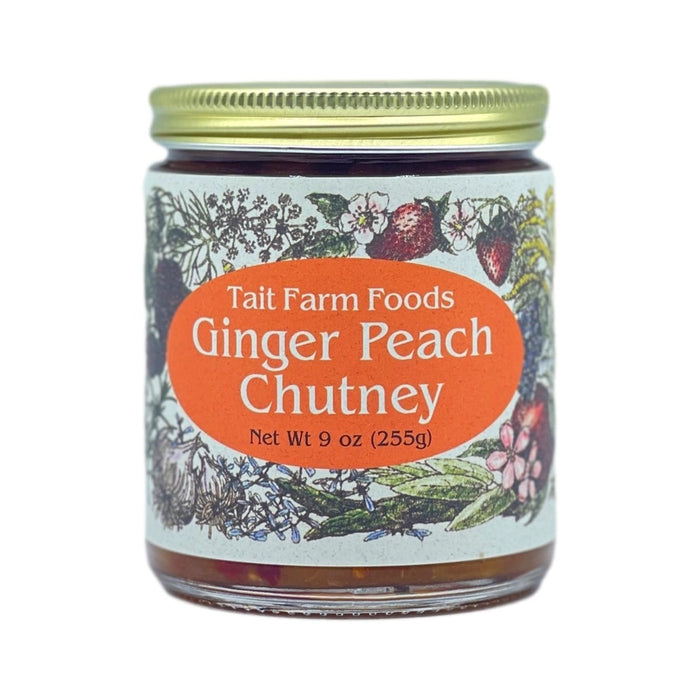 Ginger Peach Chutney