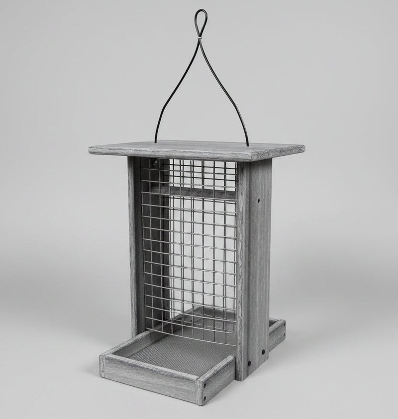 Peanut Feeder for Whole Peanuts - marble grey