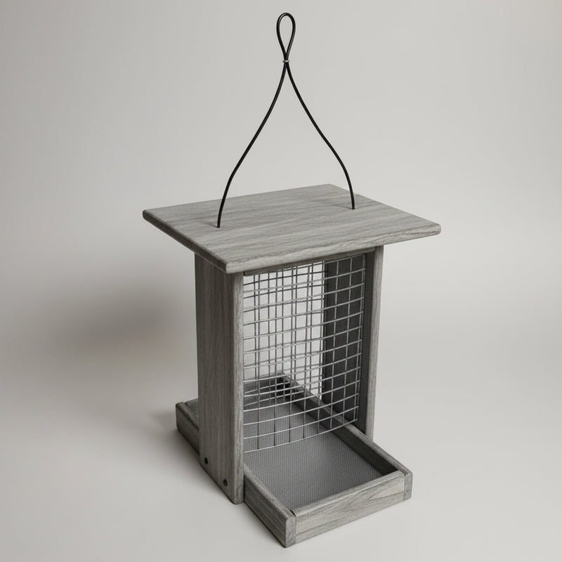Peanut Feeder for Whole Peanuts - marble grey