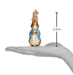 Peter Rabbit Ornament for scale