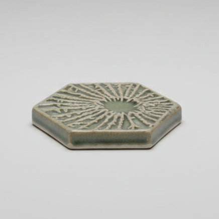 Petoskey Stone Eye Hexagon Tile