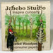 Pileated Woodpecker Earrings with packaging