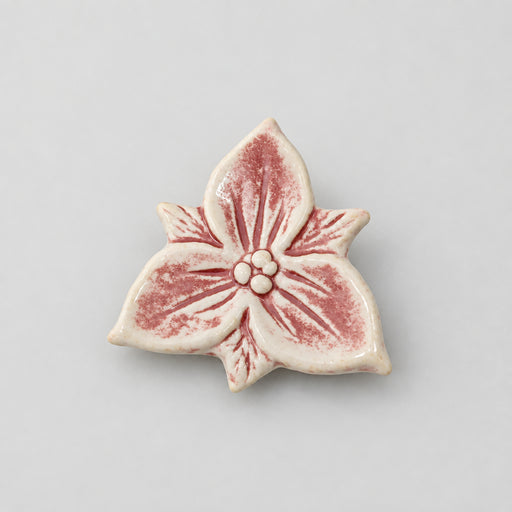 Trillium Ceramic Magnet - pink