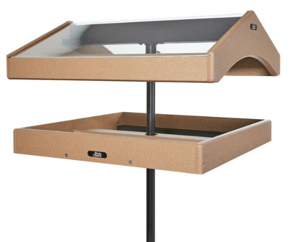 Ultimate Pole Mounted Recycled Tray Feeder Bundle