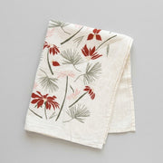 Poinsettia and Pine Towel
