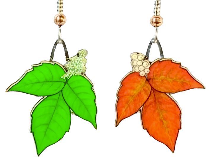 Poison Ivy Earrings