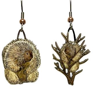Porcupine Earrings