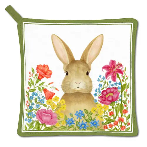 Spring Bunny Potholder