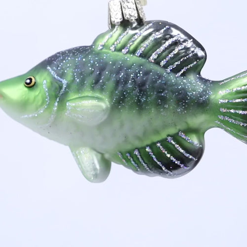 crappie ornament 360 view