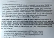 Birds Choice Bird Feeder and Bird House Cleaner 32 oz. - Precautionary Statement and first aid