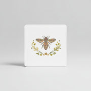 Dolomite Coaster Set - Provencal Floral Rooster and Bee - Floral Bee