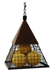 Suet Ball Feeder Bundle- Geo Ball Feeder Pyramid