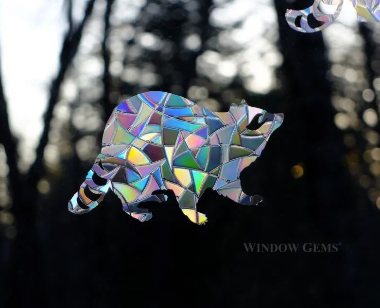 Raccoon Window Clings - Thumbnail 4