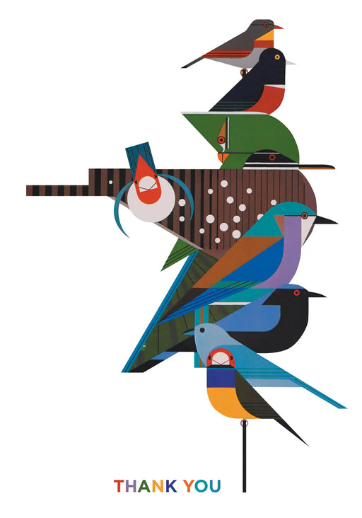 Charley Harper: Rainforest Birds Boxed Thank You Notes