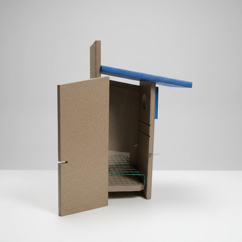 Recycled Plastic Ultimate Bluebird House
clean out side