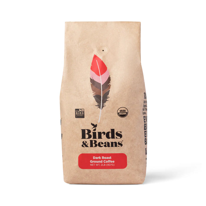 Bird Friendly Fair Trade Organic Coffee - Scarlet Tanager Dark Roast - Whole Bean
2lb bag